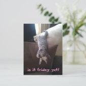 is het al vrijdag ? briefkaart (Staand voorkant)