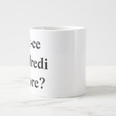 Is het al vrijdag? In het Frans! Grote Koffiekop (Voorkant)