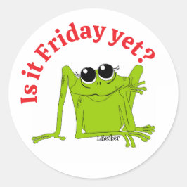 Is het al vrijdag? Sticker