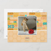 Is het beoefenen van mah tango briefkaart (Voorkant / Achterkant)