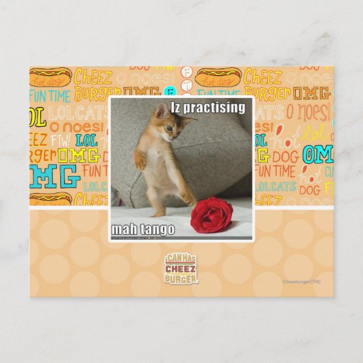 Is het beoefenen van mah tango briefkaart (Voorkant)