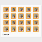 Is het beoefenen van mah tango vierkante sticker (Vel)