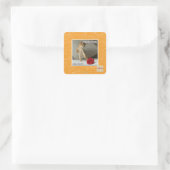 Is het beoefenen van mah tango vierkante sticker (Tas)
