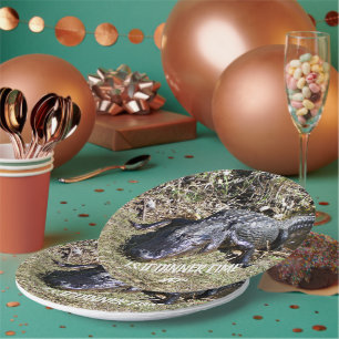 Is het de diner-tijd die de Alligator vraagt? Papieren Bordje