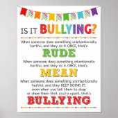 Is het de pesterijen anti-pülcampagne van de klasl poster (Voorkant)