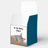 Is het echt maandag? Grappige Abyssinian Cat Meme Bedankdoosjes (Geopend)