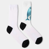 Is het een dolfijn of een walvis? Walvis, wat dan  Sokken (Rechts)