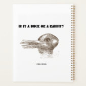 Is het een eikel of een konijn? Optische verlichti Planner (Achterkant)
