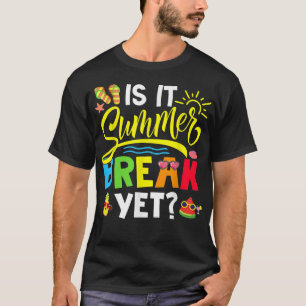 Is het een zomerpauze, maar een gelukkige laatste t-shirt