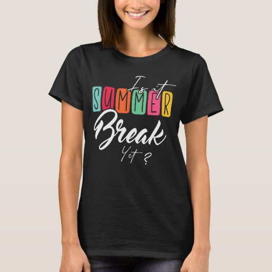 Is het een zomerpauze? t-shirt (Voorkant)