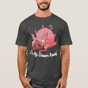Is het eten klaar, grappige boerderij varken varke t-shirt