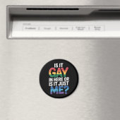 Is het gay hier of is het gewoon mij grappig LGBTQ Magneet (Insitu (Vaatwasser))