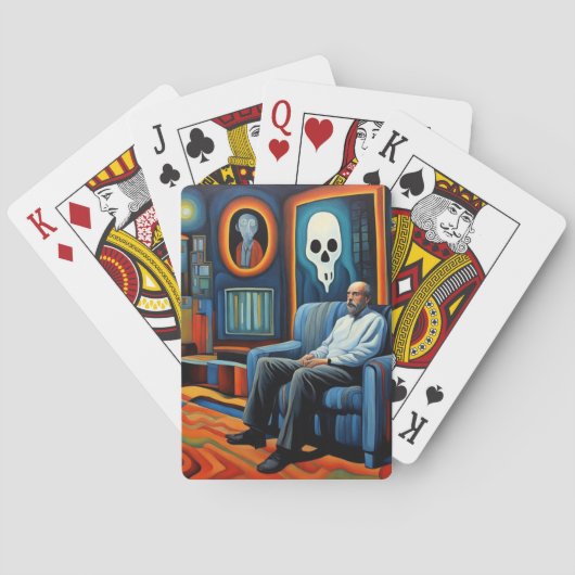 Is het gewoon mijn verbeelding pokerkaarten (Achterkant)