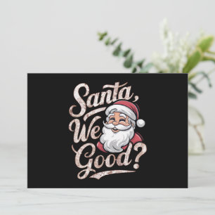Is het goed met Sinterklaas? Kinderen Kerst Kerstm Feestdagenkaart
