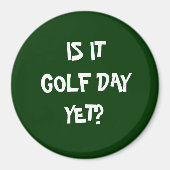 IS HET GOLFDAG? MAGNEET (Voorkant)