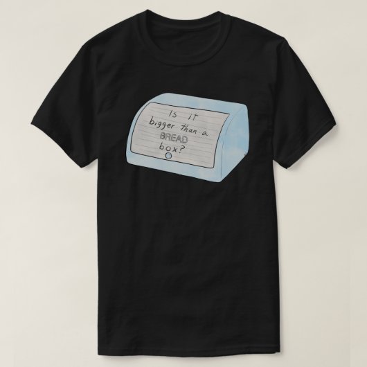 Is het groter dan een broodbox Classic T-Shirt.png T-shirt (Design voorkant)