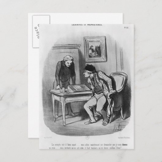 Is het het juiste bedrag?" briefkaart (Voorkant / Achterkant)