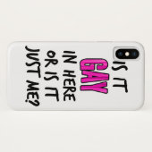 Is het hier binnen? Case-Mate iPhone case (Achterkant (horizontaal))