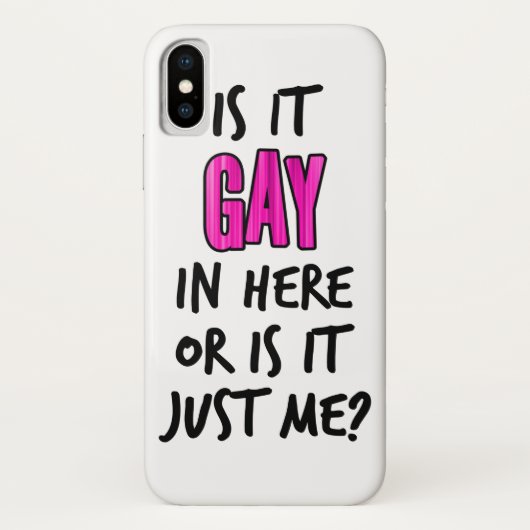Is het hier binnen? Case-Mate iPhone case (Achterkant)