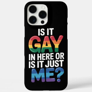 Is het hier gay of is het gewoon mij grappig LGBTQ iPhone 16 Pro Max Hoesje