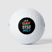 Is het hier homo of is het gewoon lhbt golfballen (Voorkant)