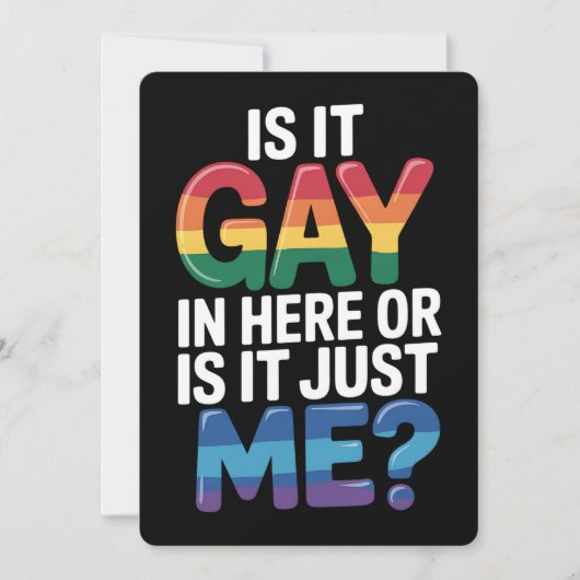 Is het hier homo of is het gewoon lhbt kaart (Voorkant)