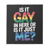 Is het hier homo of is het gewoon lhbt notitieblok (Voorkant)
