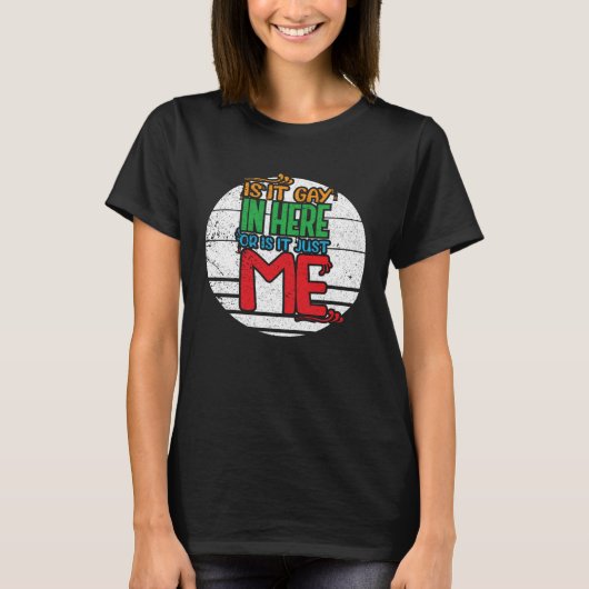 Is het hier of is het gewoon mijn homepage? t-shirt (Voorkant)