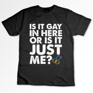 Is het hier of is het gewoon mijn LGBT Pride? T-shirt