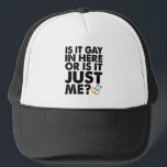 Is het hier of is het gewoon mijn LGBT Pride? Trucker Pet<br><div class="desc">Is het hier of is het gewoon mijn LGBT Pride?</div>
