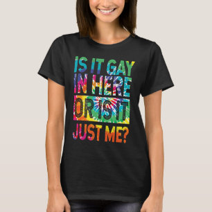 Is het homo hier ik homo homo lesbisch homo tolera t-shirt
