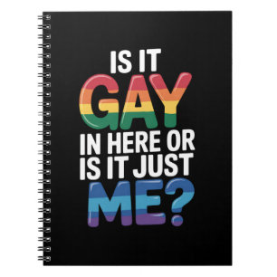 Is Het Homoseksueel Hier Of Is Het Gewoon Mij Grap Notitieboek