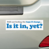 Is het in nog 2 bumpersticker (Op auto)