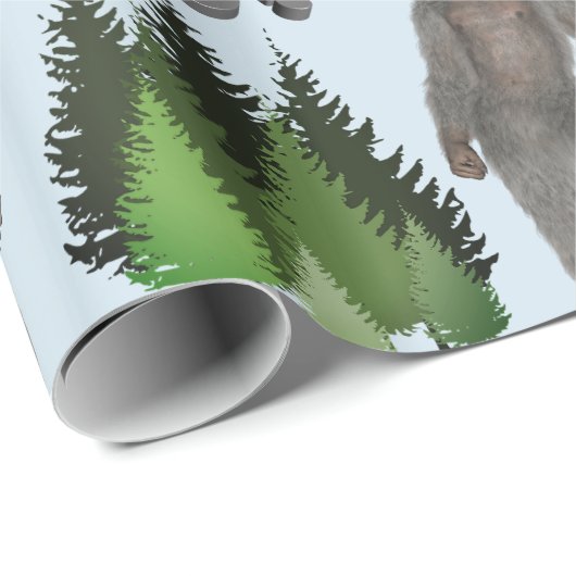 Is het Kerstkerst Yeti? Cadeaupapier (Rol Hoek)