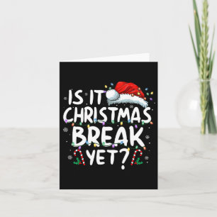 Is het kerstpauze, maar grappige kerstvakantie kaart