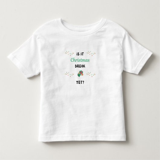 Is het kerstvakantie en toch grappig? kinder shirts (Voorkant)