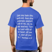 Is het leven moeilijk? -shirts t-shirt (Achterkant)