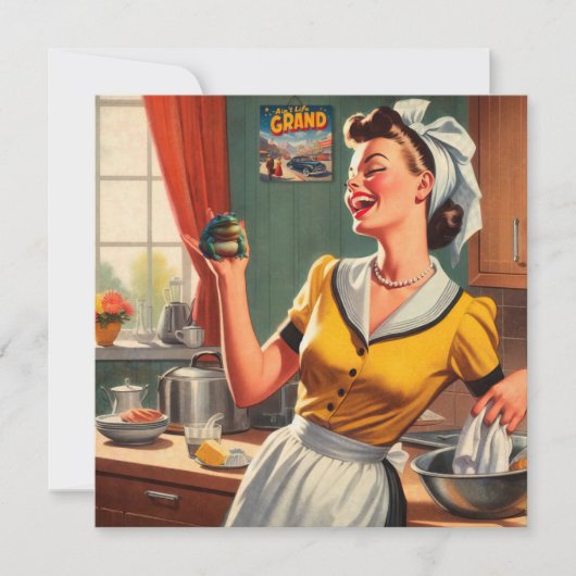 Is het leven niet geweldig notitiekaartje (Voorkant)