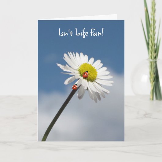 Is het leven niet leuk? kaart (Voorkant)