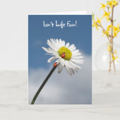 Is het leven niet leuk? kaart (Gele Bloem)