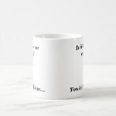 Is het Liquor of Coffee Novelty Koffiemok (Center)