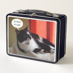 Is het lunchtijd nog, smoking cat lunchboxen