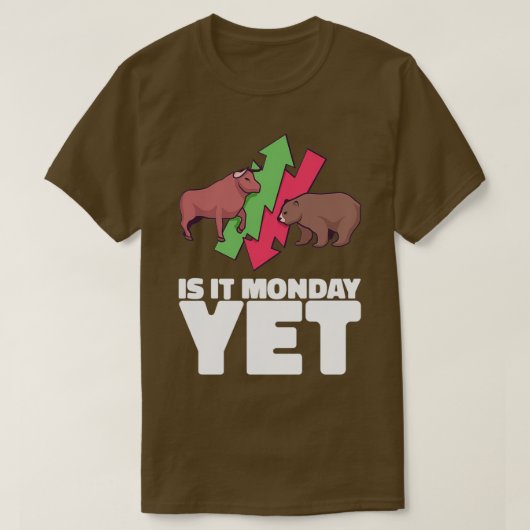 IS HET MAANDAG JET GEEFT Dayamp Investors T-shirt (Design voorkant)