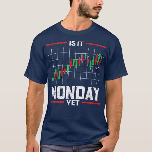 Is het maandag toch de dag van de beurs? t-shirt (Voorkant)
