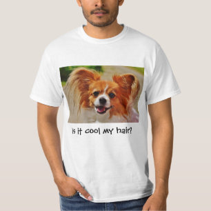 Is het mijn haar cool? Cute chihuahua. T-shirt