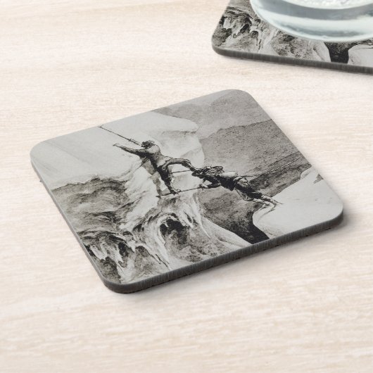 Is het mogelijk, uit de 'sloppenwijken in de Alpen Bier Onderzetter (Linkerzijde)