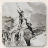 Is het mogelijk, uit de 'sloppenwijken in de Alpen Bier Onderzetter (Voorkant)