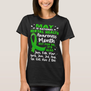 Is het Nationale Maand van de Geestelijke Gezondhe T-shirt