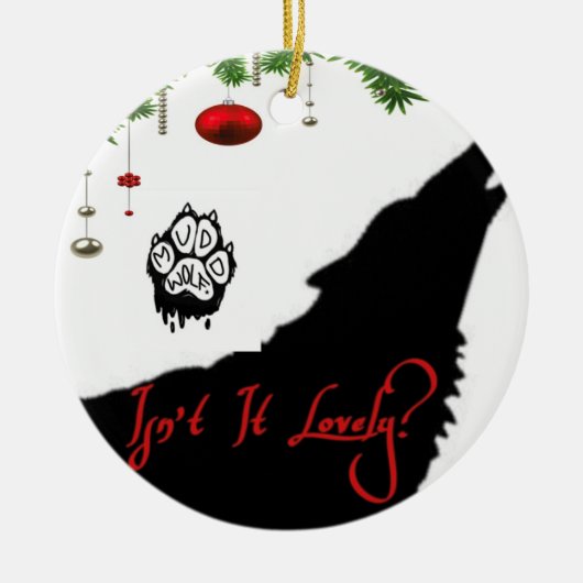 Is het niet heerlijk keramisch Ornament? Keramisch Ornament (Voorkant)