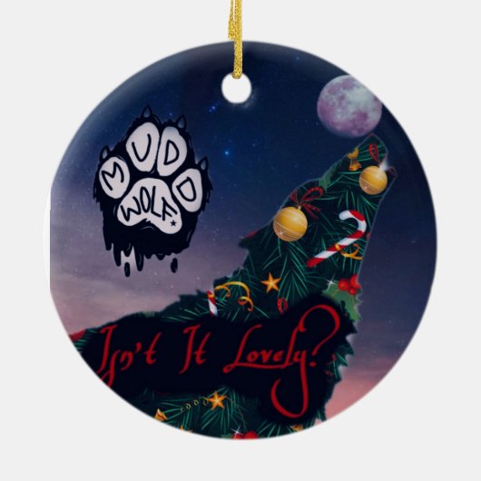 Is het niet heerlijk keramisch Ornament? Keramisch Ornament (Achterkant)